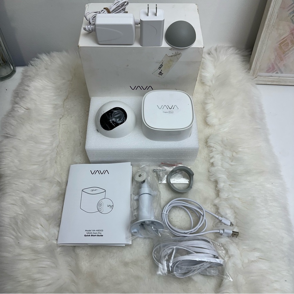 VAVA VA-HS003 CAM PRO 1080 WIRE-FREE HD SECURITY CAMERA SYSTEM New Open Box